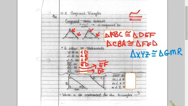 11.2 Congruent Triangles смотреть онлайн