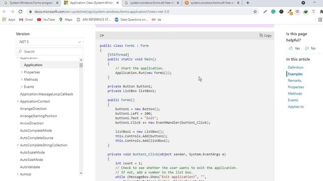 Console application runs Windows Forms Application | C Sharp | Developer Command Pr смотреть онлайн