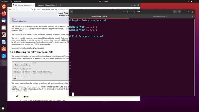 LinuxFromScratch: System Configuration смотреть онлайн