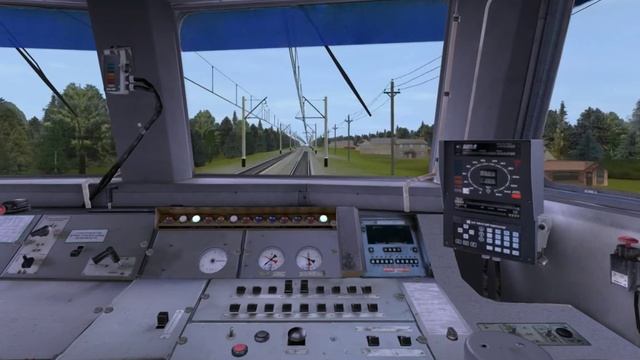 Trainz: ЭР2 на участке Лесной Городок — Башкино, 2007-й год. смотреть онлайн