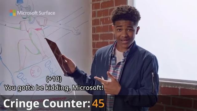 Microsoft Surface Pro 7 Ad but the cringe is counted смотреть онлайн