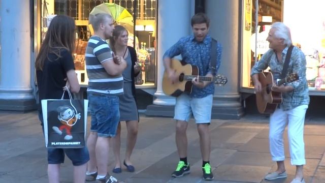 Måns Zelmerlöw and Cisco jam in the streets of Bergen 2014 2 смотреть онлайн