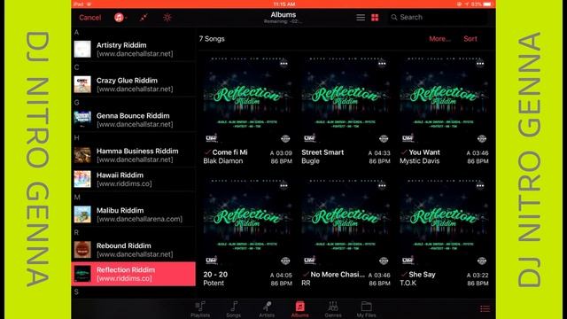 DJ Nitro Genna - Reflection Riddim Mix Live (djay Pro by Algoriddim) смотреть онлайн