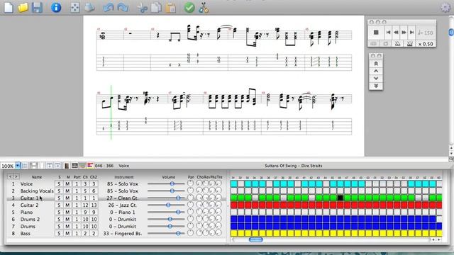 Guitar Pro 5 on Mac OSX 10.5.5 смотреть онлайн