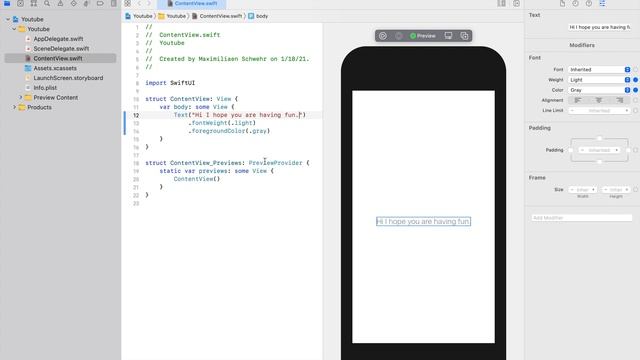 How to use a text view in Swift UI смотреть онлайн