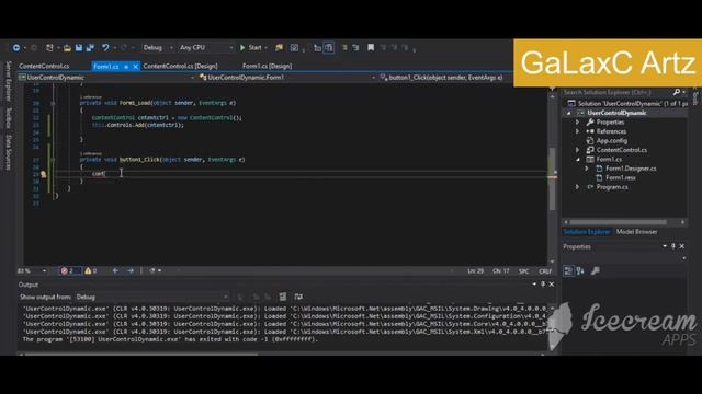 How to change user control dynamically in C# windows application смотреть онлайн