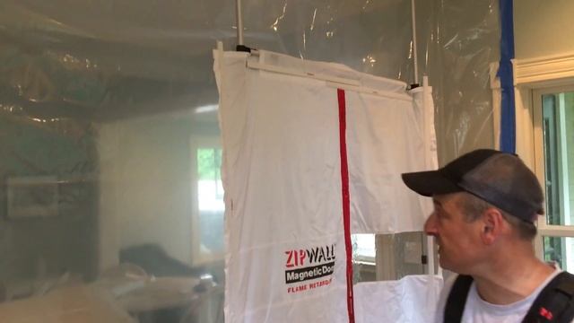 Zipwall Magnetic Dust Barrier Door - Dust Containment смотреть онлайн