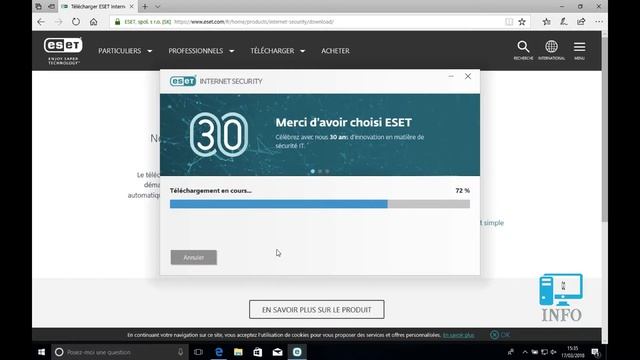 How To : Installation ESET Smart Secutiry sous Windows 10 смотреть онлайн