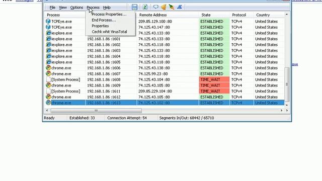 Windows7 Security TCP UDP Monitor TCPEye V1.0 смотреть онлайн