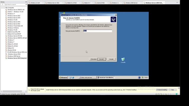 Nostalgie : Installer et configurer un domaine Active Directory sous Windows 2003 Server смотреть онлайн