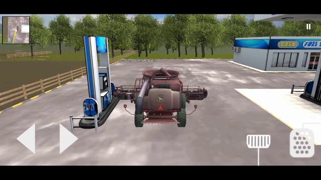 Farming simulator 23 gameplay for Android,Take the harvester to refuel смотреть онлайн