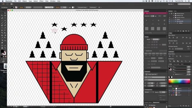 Paul Bunyan Logo Timelapse смотреть онлайн