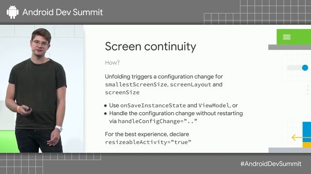 Is your app ready for foldable phones? (Android Dev Summit '18) смотреть онлайн