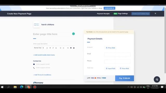 HOW TO USE TEST MODE OF RAZORPAY || HARSH CHITTORA смотреть онлайн