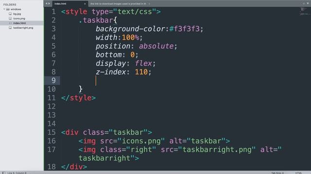 Design Windows UI using HTML and CSS смотреть онлайн