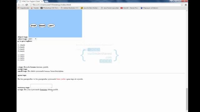 HTML Tüm Taglar 13 смотреть онлайн