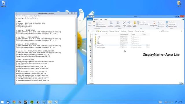 Enable hidden Aero Lite theme in Windows 8 смотреть онлайн