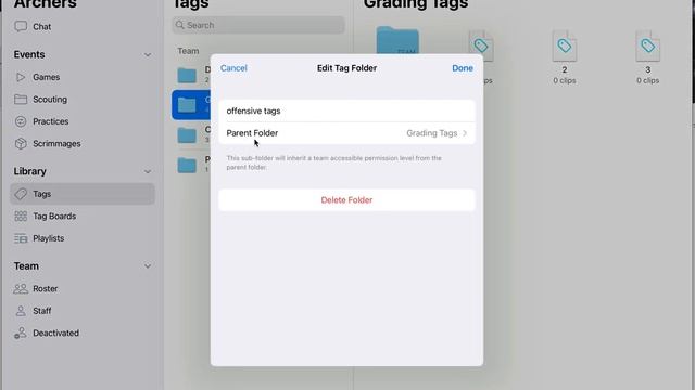 Editing Permissions on a Tag Folder смотреть онлайн