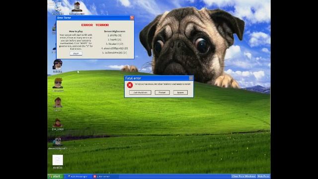 windows error simulator смотреть онлайн