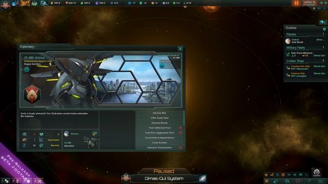 Stellaris SYNTHETIC DAWN COMING SEPTEMBER 21st! Along With The Capek 1.8 Update / Patch смотреть онлайн