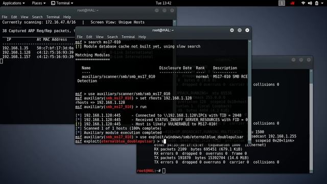 Windows 7/2008 R2 (x64) - 'EternalBlue' SMB Remote Code Execution (MS17-010) смотреть онлайн