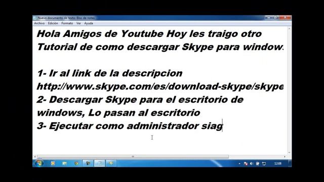 Como descargar e instalar Skype para windows смотреть онлайн