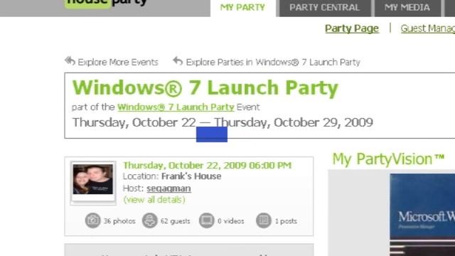 I'm having a Windows 7 "house party" смотреть онлайн