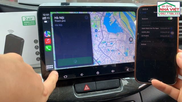 Dùng thử Bộ chuyển đổi Apple Carplay không dây Carlinkit 2Air cho xe ô tô Android Auto 5.0 смотреть онлайн