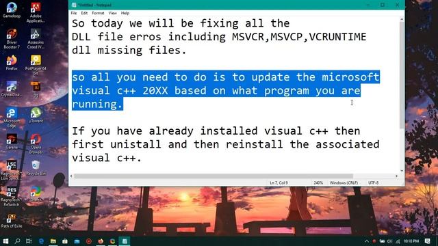 FIX ALL THE MSVCP, MSVCR, VCRUNTIME DLL FILE MISSING ERRORS смотреть онлайн