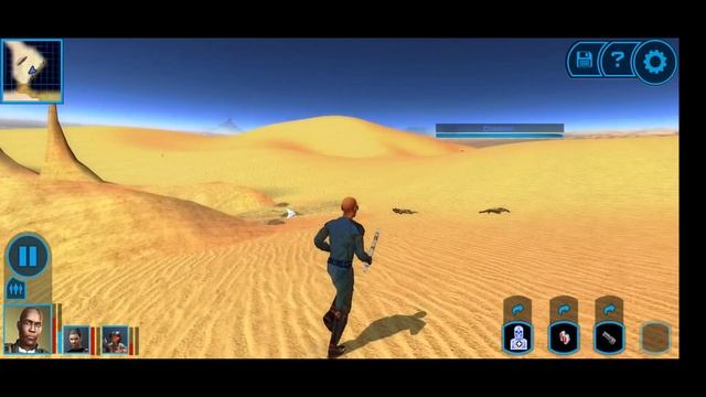 Star Wars Knights of the Old Republic Tatooine Part 3/4 - Dune Sea/Sand People Territory (Gameplay) смотреть онлайн