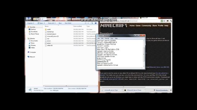 How To Make A Simple Minecraft Server (1.2.3) смотреть онлайн