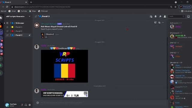 Cemai bun Discord de vRP Ι vRP scripts Romania смотреть онлайн