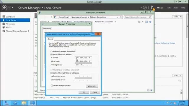 Install a New Windows Server 2012 Active Directory Child or Tree Domain step by step смотреть онлайн