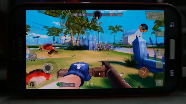 Galaxy S4 game play (Blitz Brigade) смотреть онлайн