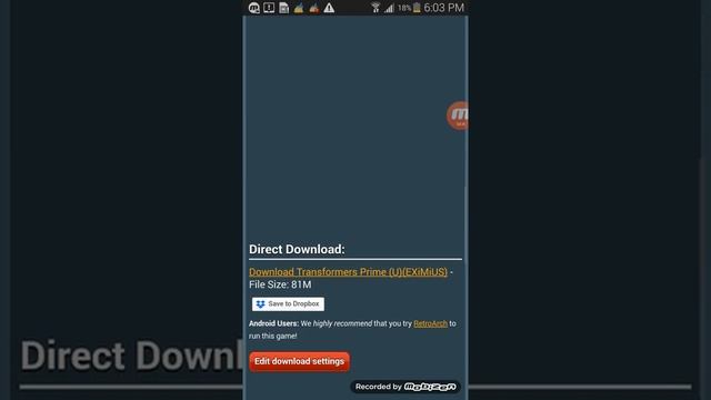 How to download transformers prime the game on your Android phone смотреть онлайн