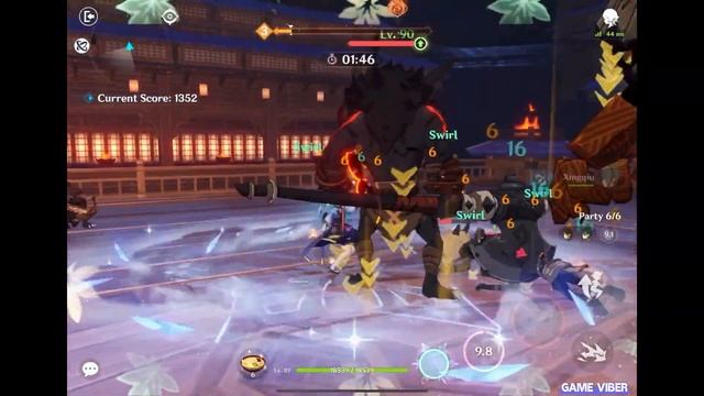 Hyakunin Ikki Day 6 2000+ Score Clear || Genshin Impact on iOS смотреть онлайн