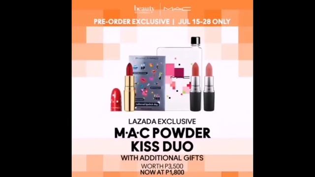 MAC lipstick Newest Mini Trio Lipstick on PRE-ORDER SALE! Lots of FREEBIES! Exclusive only in Lazad смотреть онлайн