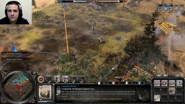 Yenilirken eze eze yenmek || Company of Heroes 2 4v4 Multiplayer - Türkçe смотреть онлайн