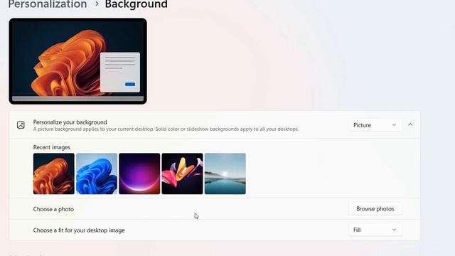 How To Change Desktop Background image in Windows 11 смотреть онлайн