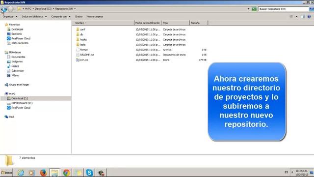 Instalación Tortoise SVN - Repositorio local смотреть онлайн