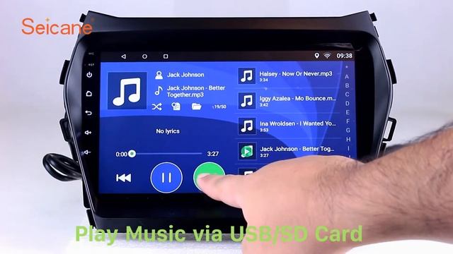Android 6.0 2013-2017 Hyundai IX45 SantaFe Radio GPS Head Unit Audio System смотреть онлайн