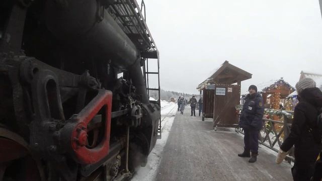 Поездка в Карелию на ретропоезде. Рускеальский экспресс. Зимняя Рускеала (2024) смотреть онлайн