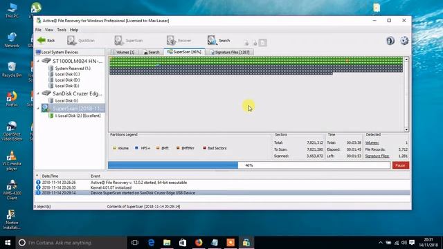 File Recovery Using Active @ Recovery Software. смотреть онлайн