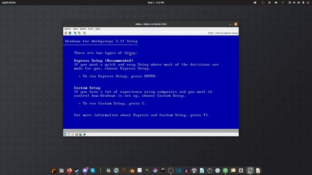86Box - Installing MS-DOS/Windows 3.11 Workgroups Inside Of 86Box
