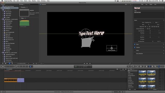 Final Cut Pro X (FCPX) Title: Warp Text 1.0 смотреть онлайн