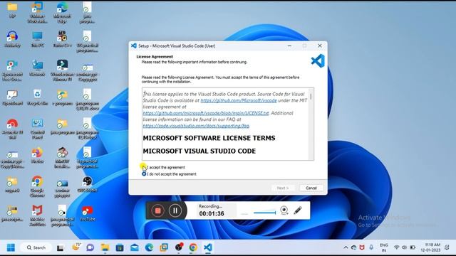 How to install Visual Studio Code || for Windows 11 || Coding Setup Series for beginners || Part - смотреть онлайн