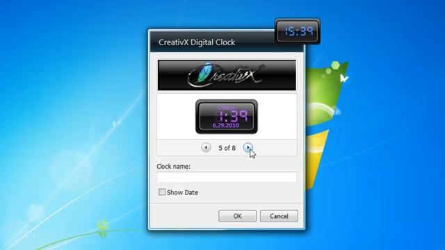 CX Digital Clock Windows 7 Desktop Gadget смотреть онлайн