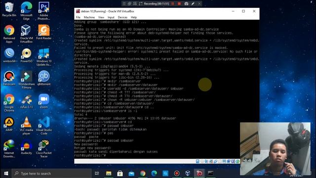 Konfigurasi Samba Server pada Debian 10 di VirtualBox смотреть онлайн