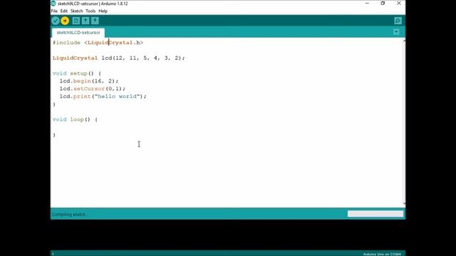 27-How to set cursor using lcd.setCursor function on LCD display смотреть онлайн