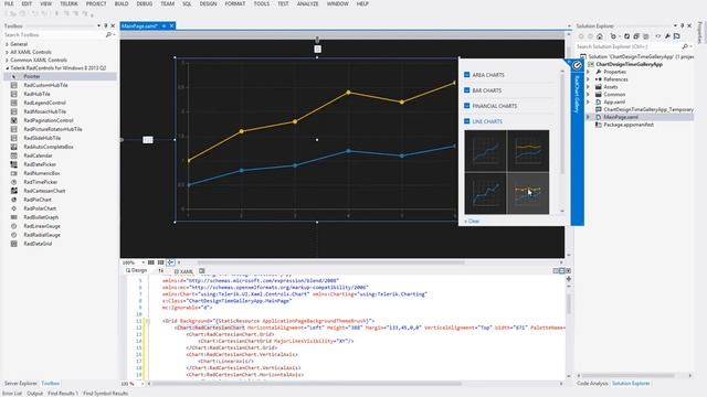 Telerik Windows 8 Chart Design Time Gallery смотреть онлайн